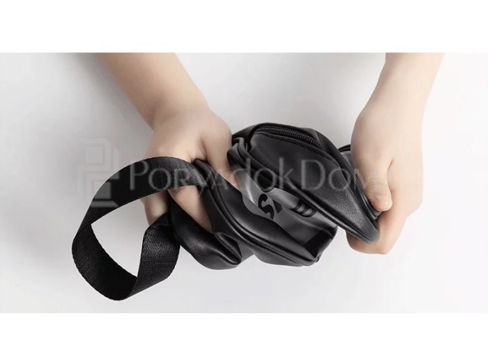 Косметичка Washbag, черная (3 размера)