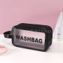 Косметичка Washbag, черная (3 размера)