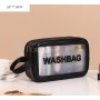 Косметичка Washbag, черная (3 размера)