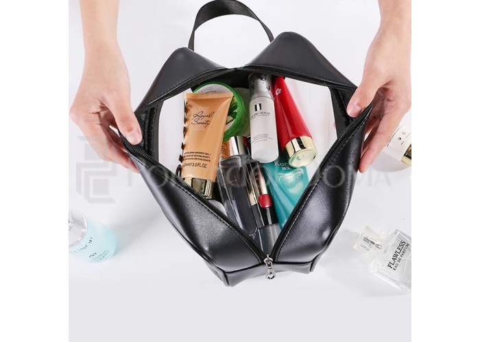 Косметичка Washbag, черная (3 размера)