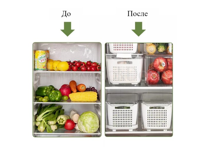 Контейнер с сеткой и крышкой с креплениями (2 размера)