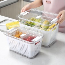 Контейнер с сеткой и крышкой с креплениями (2 размера)