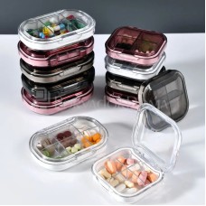 Таблетница пластиковая  (3 цвета, 2 размера)