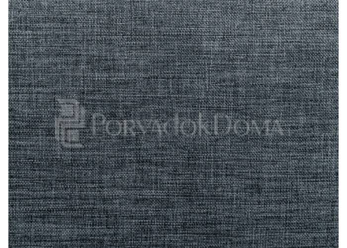 Корзина льняная с деревянной ручкой, серая (3 размера)