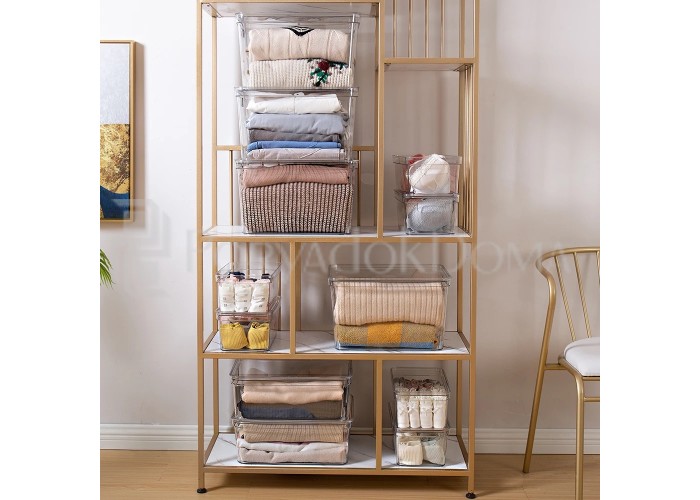 Контейнер прозрачный бытовой с крышкой (3 размера)