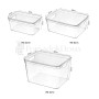 Контейнер прозрачный бытовой с крышкой (3 размера)