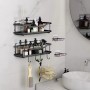 Подвесная полка металлическая, без сверлений