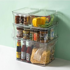 Контейнер прозрачный бытовой с крышкой (3 размера)