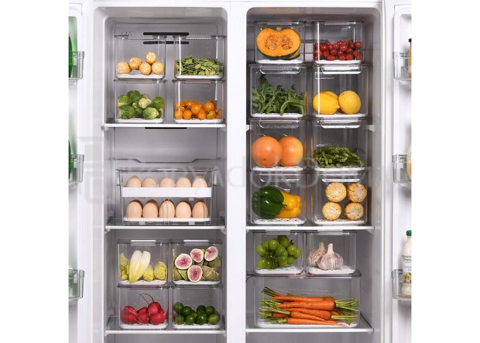 Контейнер прямоугольный с подложкой и крышкой