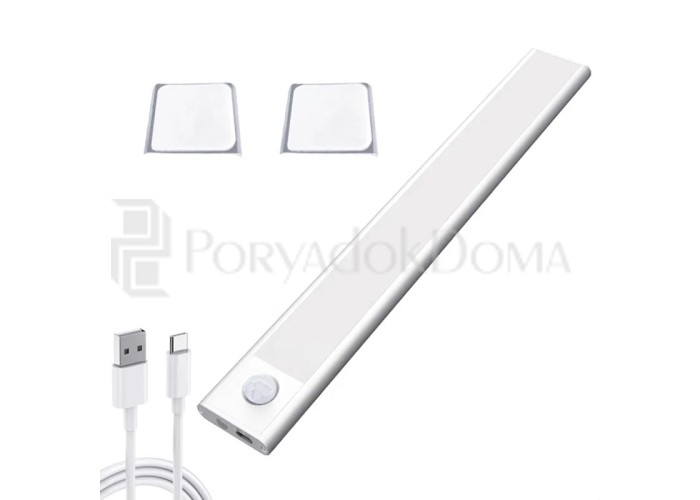 LED лампа на липучке белая, переносная