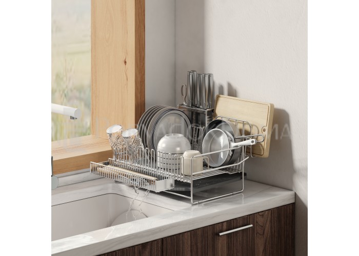 Сушилка для посуды, нержавеющая сталь