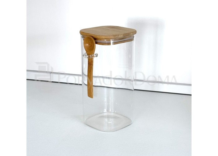 Набор стеклянных контейнеров 3в1 с ложками