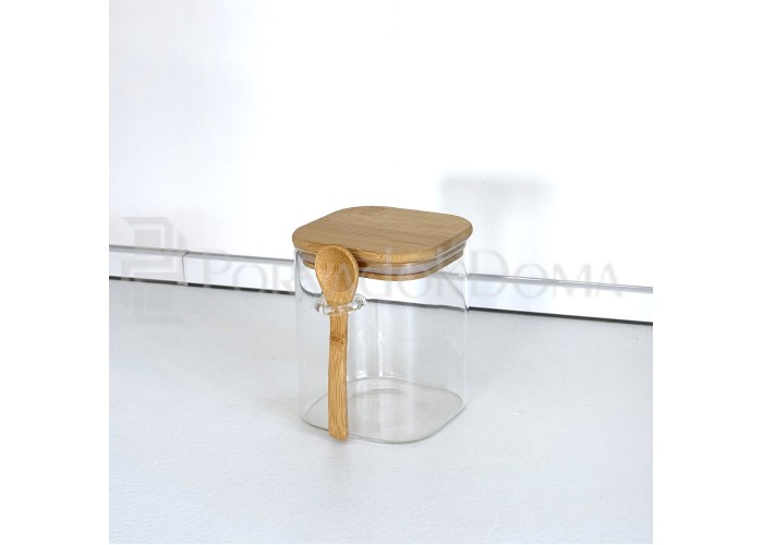 Набор стеклянных контейнеров 3в1 с ложками