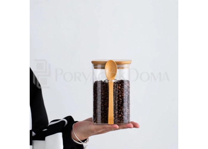 Набор стеклянных контейнеров 3в1 с ложками