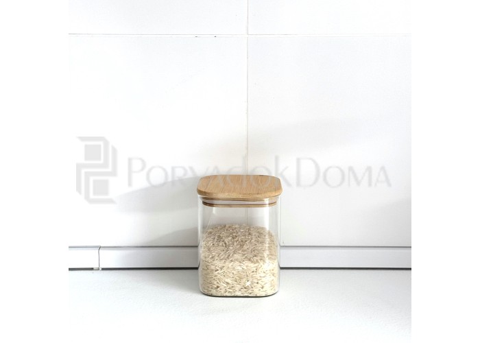 Набор стеклянных контейнеров 5в1, прямоуг