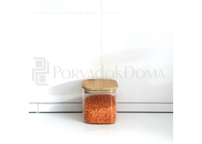 Набор стеклянных контейнеров 5в1, прямоуг