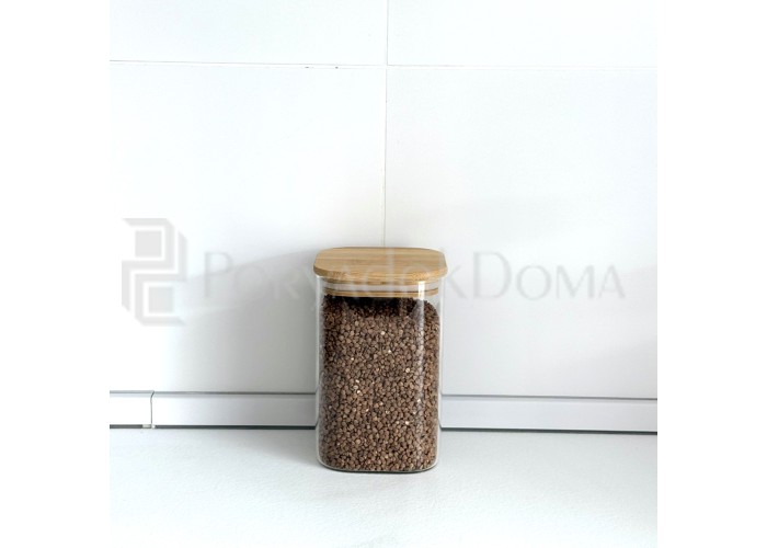 Набор стеклянных контейнеров 5в1, прямоуг