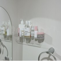 Акриловая подвесная полка, без сверления